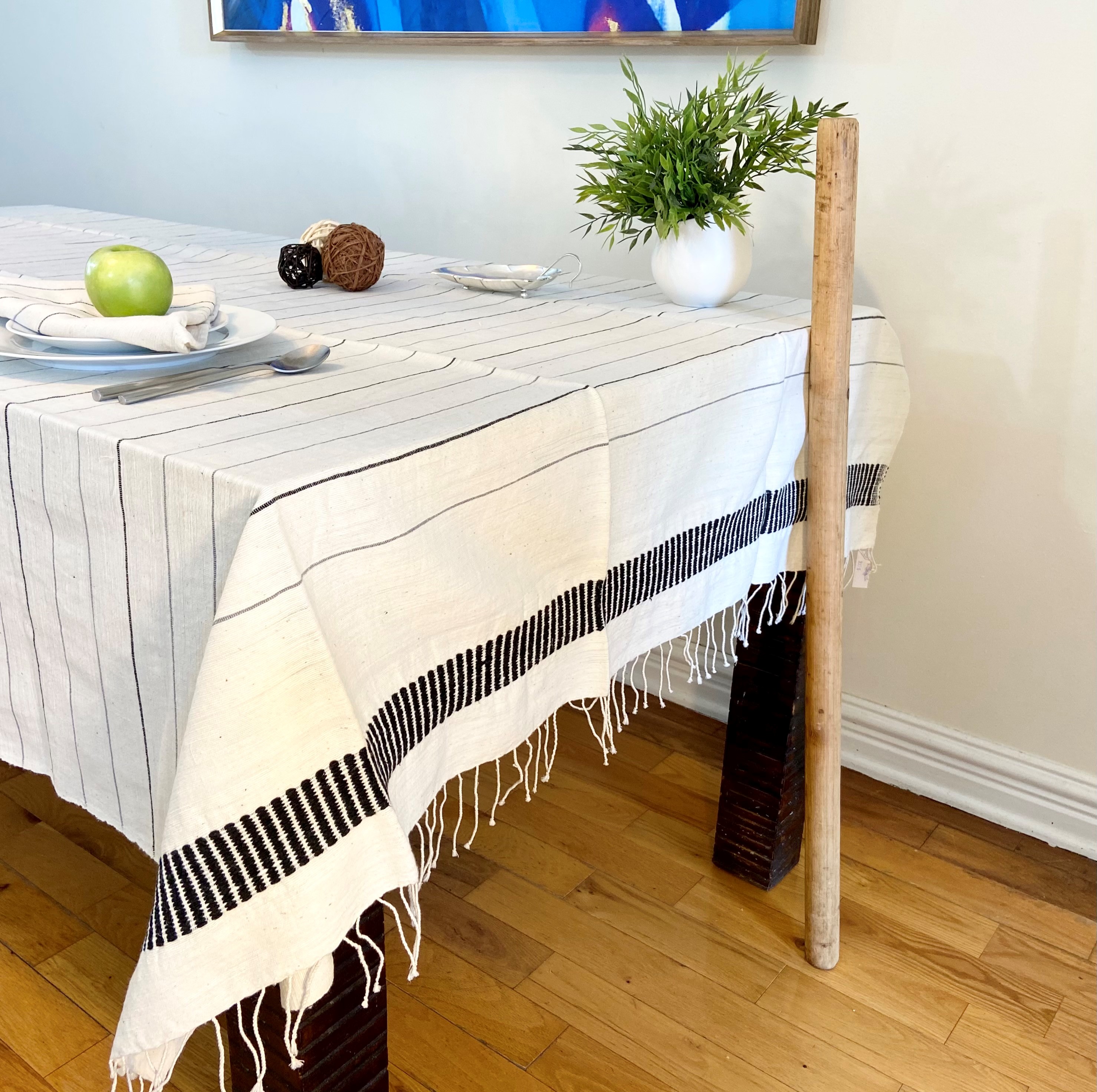 Grande nappe de Table Axum - noire-1287
