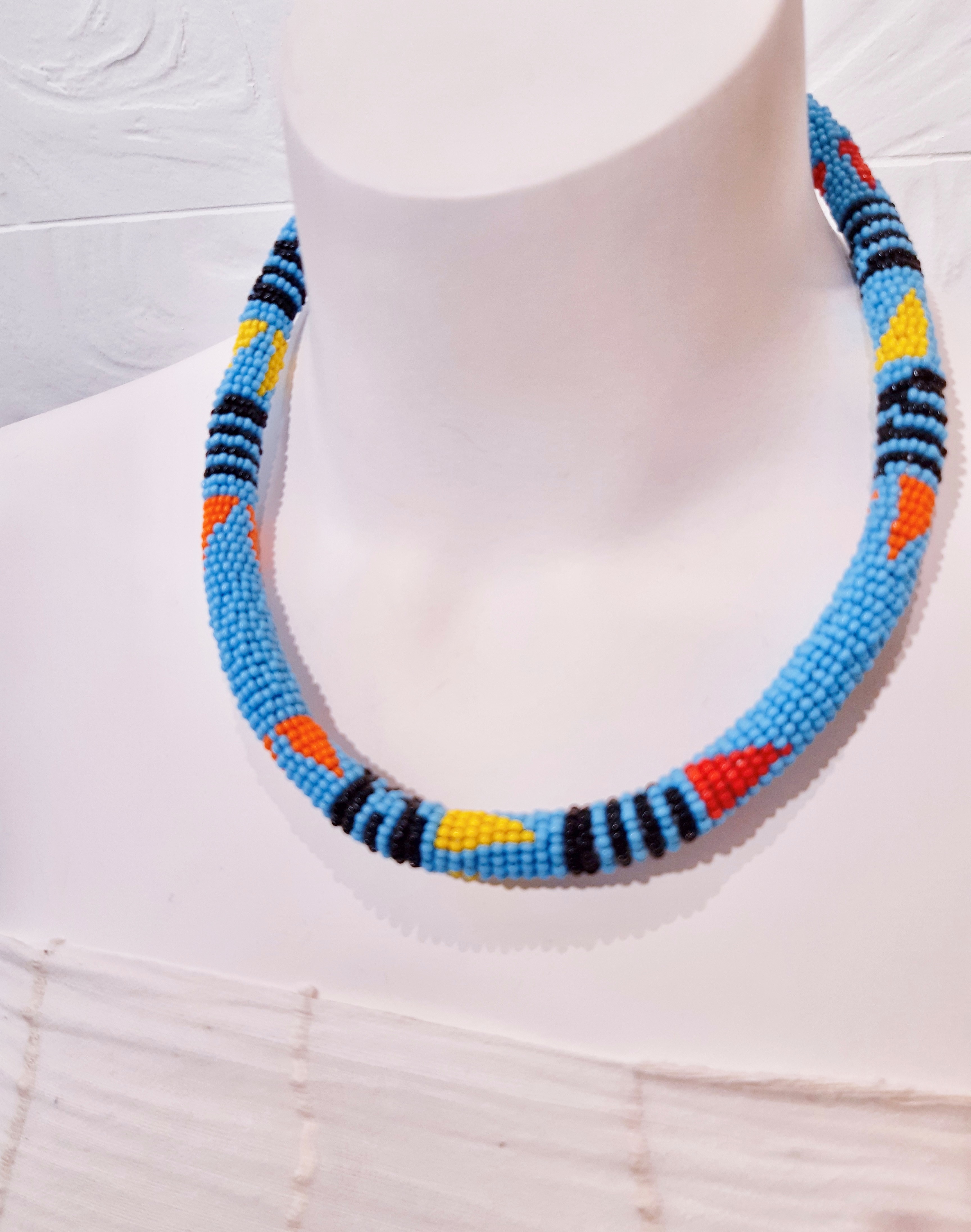 Collier Samankha - bleu-1320