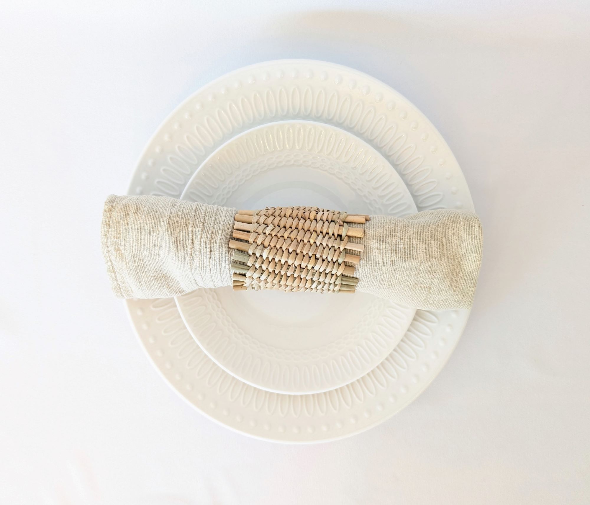 Rond de serviette naturel lot de 2-1899